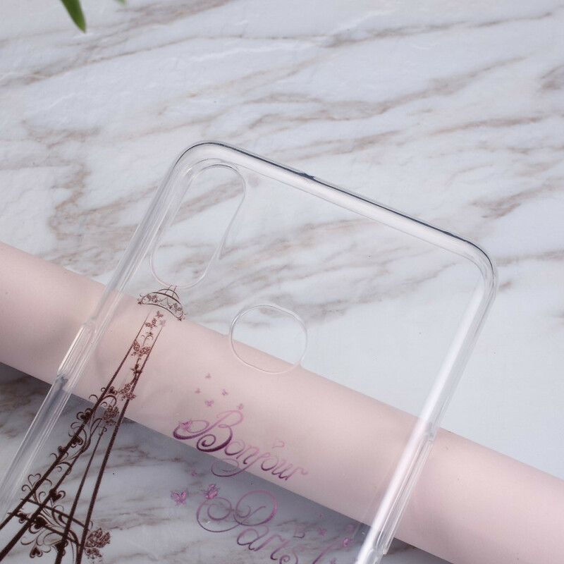 Deksel Til Samsung Galaxy A10s Transparent Bonjour Paris