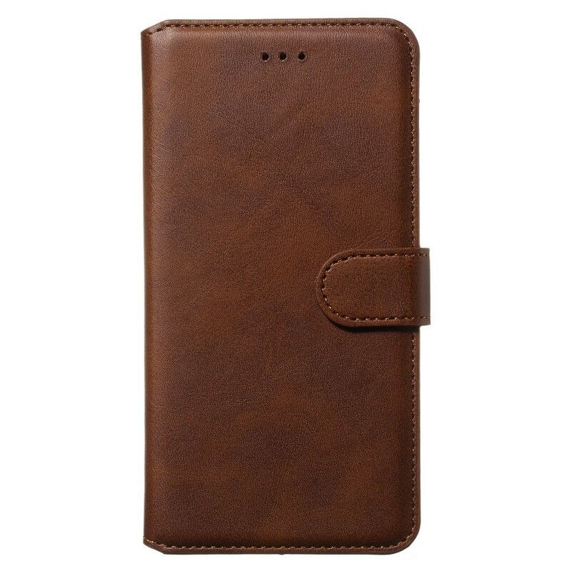 Folio Deksel Til Samsung Galaxy A10s Faux Leather Nye Farger