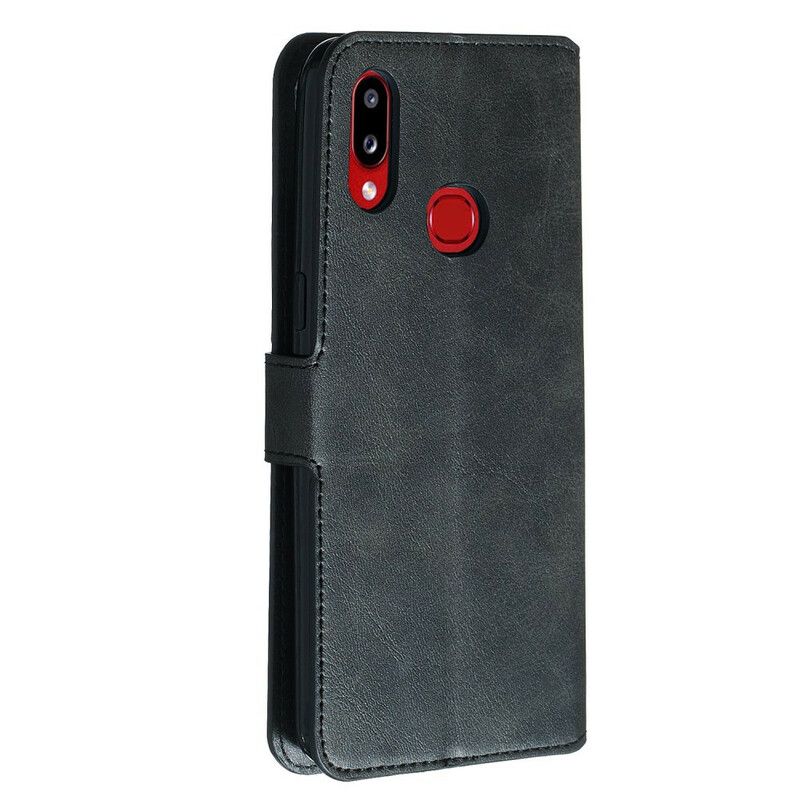 Folio Deksel Til Samsung Galaxy A10s Faux Leather Nye Farger