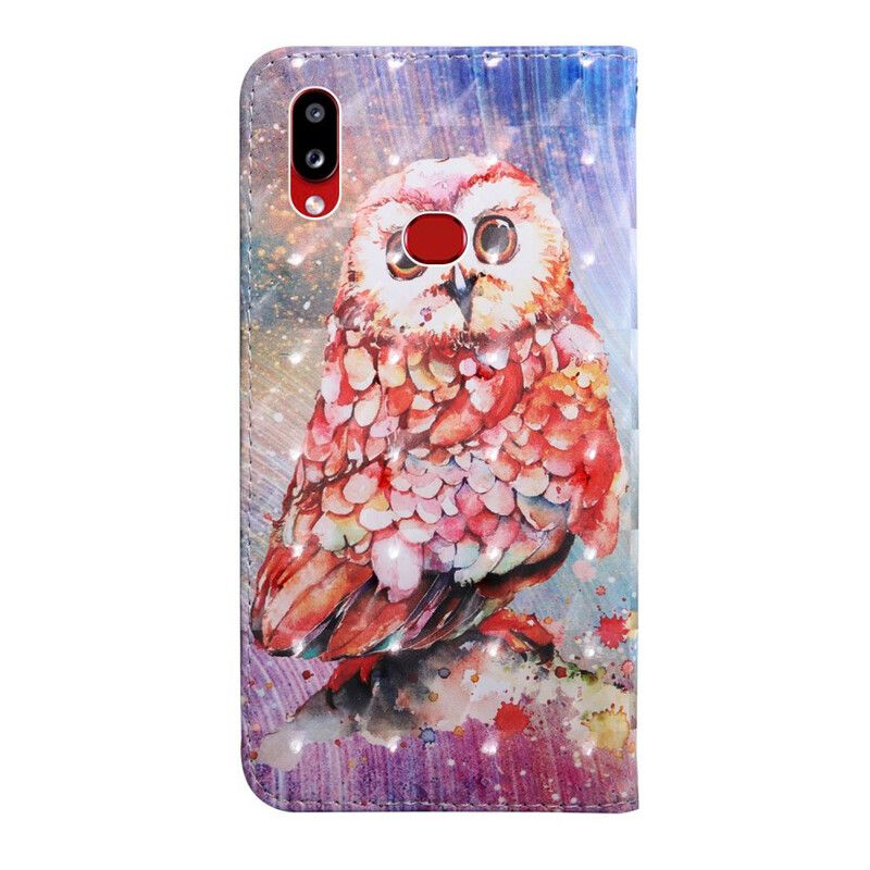 Folio Deksel Til Samsung Galaxy A10s Lysflekk Germain The Owl