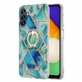Deksel Til Samsung Galaxy A54 5G Marmor Med Ringstøtte