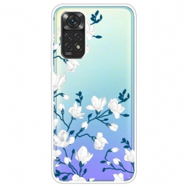 Deksel Til Xiaomi Redmi Note 11 / 11S Hvite Blomster