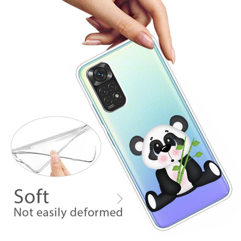 Deksel Til Xiaomi Redmi Note 11 / 11S Transparent Trist Panda