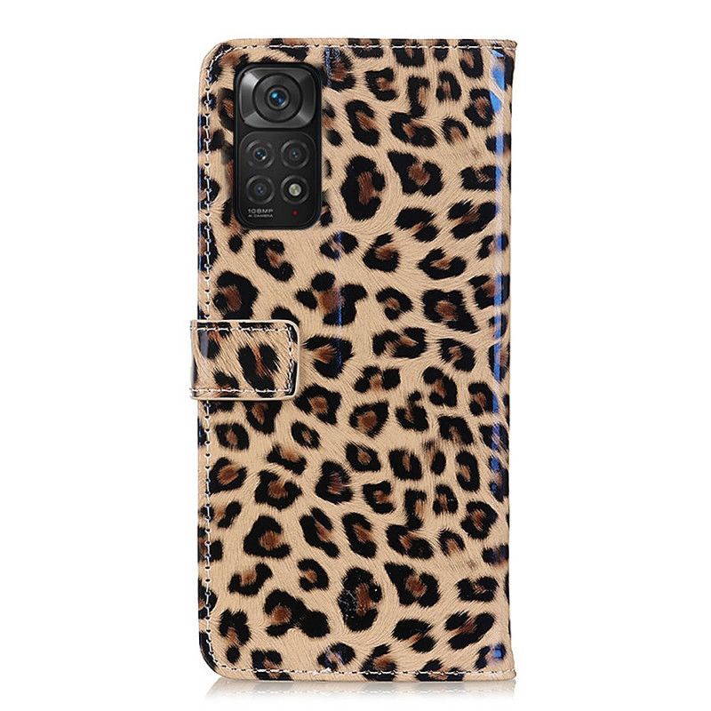 Folio Deksel Til Xiaomi Redmi Note 11 / 11S Enkel Leopard