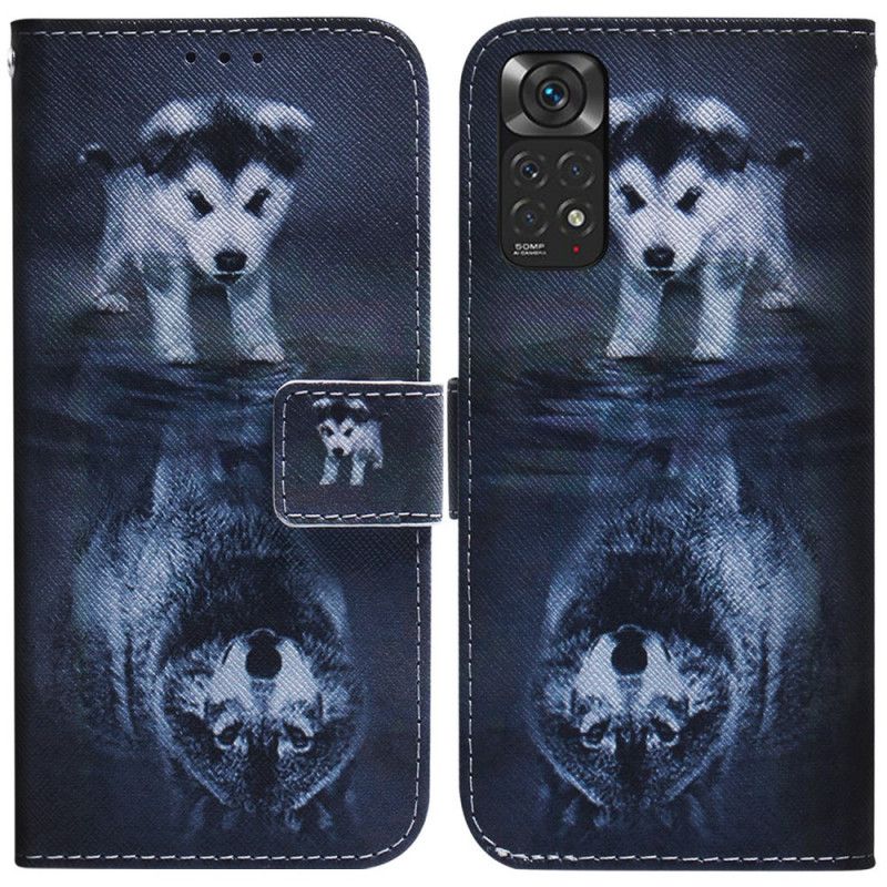 Folio Deksel Til Xiaomi Redmi Note 11 / 11S Ernesto The Wolf