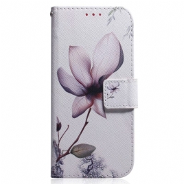 Folio Deksel Til Xiaomi Redmi Note 11 / 11S Gammel Roseblomst