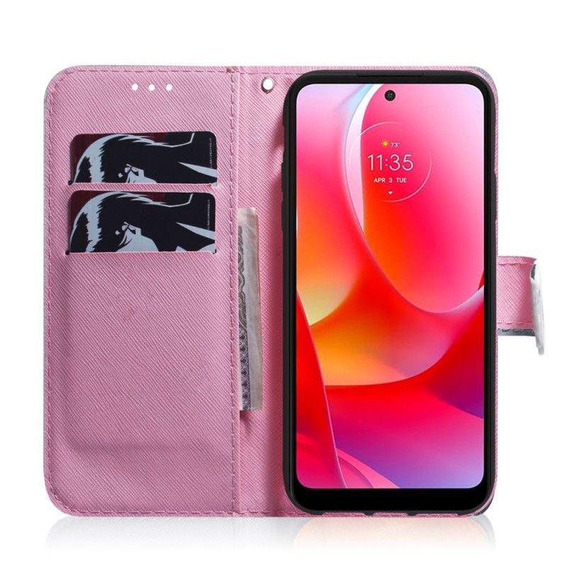 Folio Deksel Til Xiaomi Redmi Note 11 / 11S Gammel Roseblomst