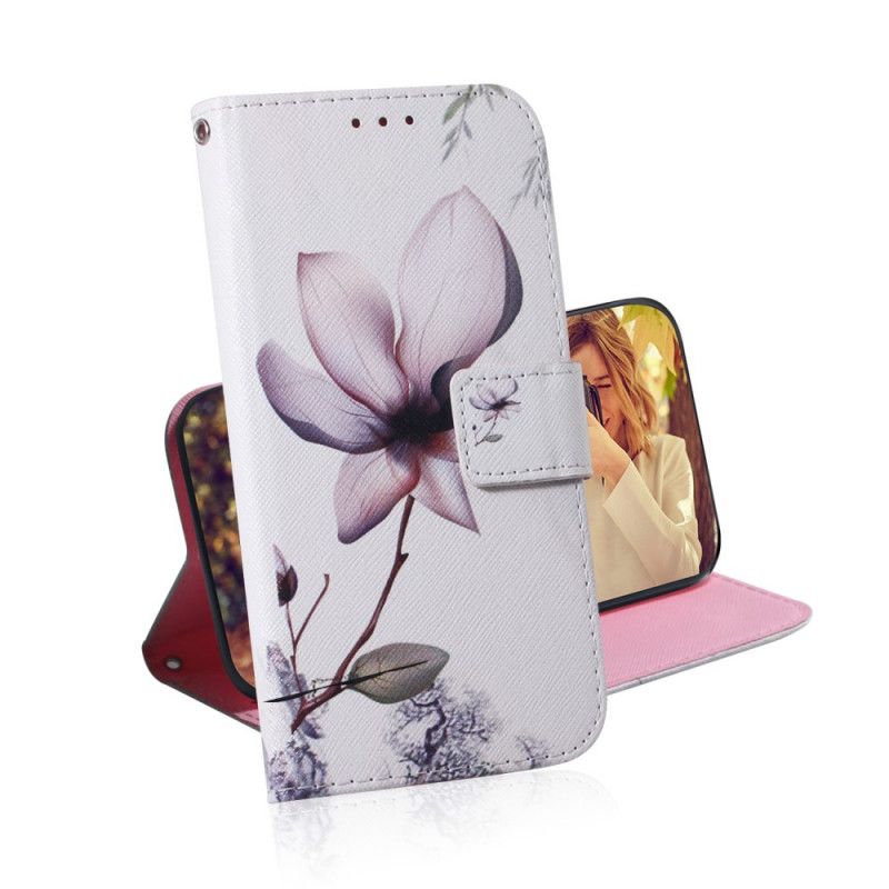 Folio Deksel Til Xiaomi Redmi Note 11 / 11S Gammel Roseblomst