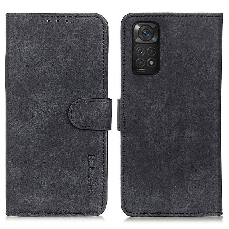 Folio Deksel Til Xiaomi Redmi Note 11 / 11S Vintage Skinneffekt Khazneh