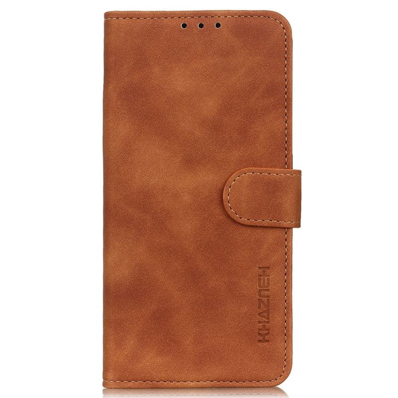 Folio Deksel Til Xiaomi Redmi Note 11 / 11S Vintage Skinneffekt Khazneh