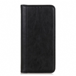 Beskyttelse Deksel Til Samsung Galaxy S22 Plus 5G Folio Deksel Elegance Split Litchi Leather