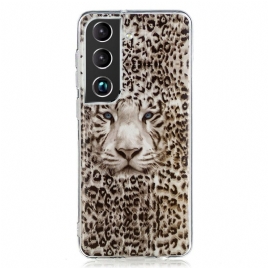 Deksel Til Samsung Galaxy S22 Plus 5G Fluorescerende Leopard