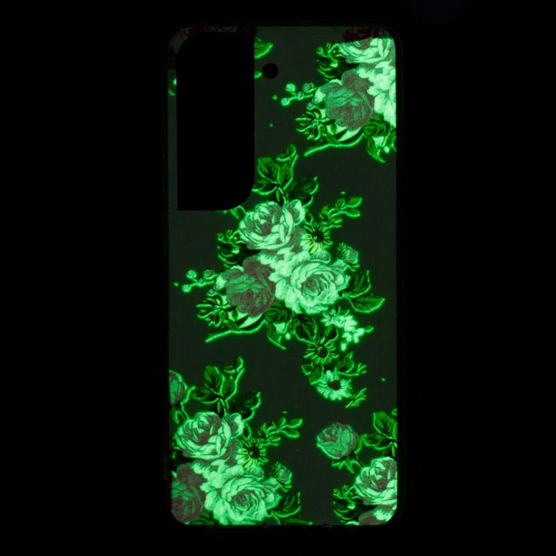 Deksel Til Samsung Galaxy S22 Plus 5G Fluorescerende Liberty-blomster