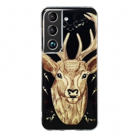 Deksel Til Samsung Galaxy S22 Plus 5G Fluorescerende Majestic Stag