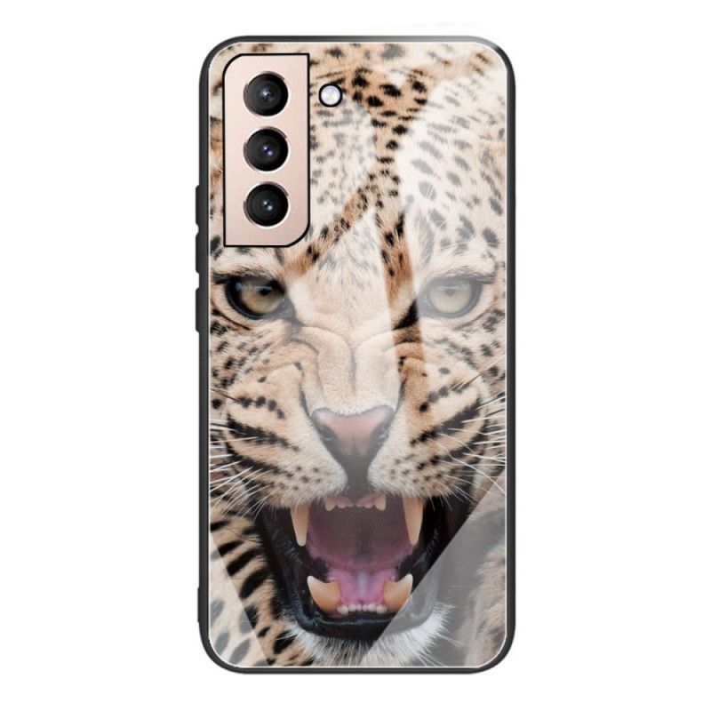 Deksel Til Samsung Galaxy S22 Plus 5G Leopard Herdet Glass