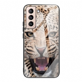 Deksel Til Samsung Galaxy S22 Plus 5G Leopard Herdet Glass