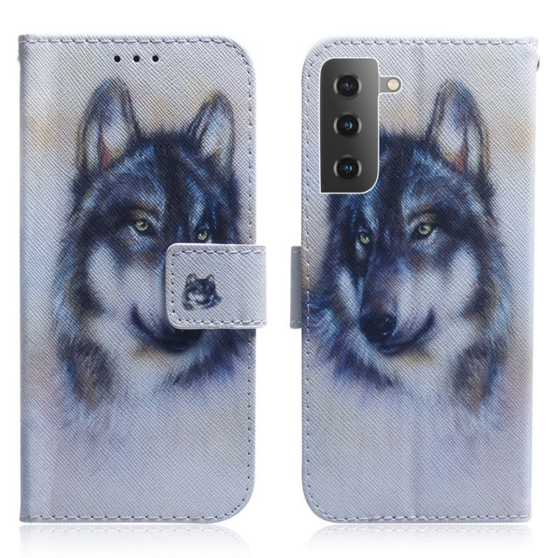 Folio Deksel Til Samsung Galaxy S22 Plus 5G Canine Gaze