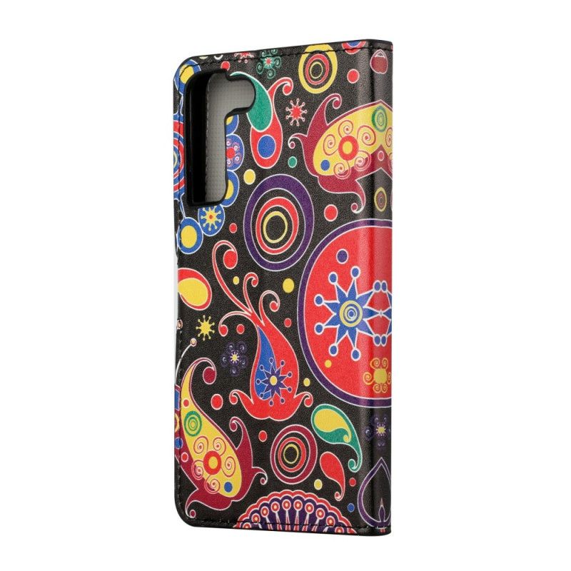 Folio Deksel Til Samsung Galaxy S22 Plus 5G Galaxy Design