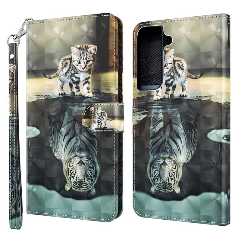 Folio Deksel Til Samsung Galaxy S22 Plus 5G Ernest The Tiger