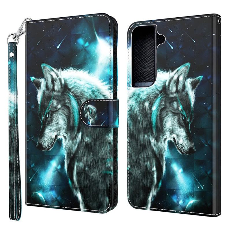 Folio Deksel Til Samsung Galaxy S22 Plus 5G Majestic Wolf