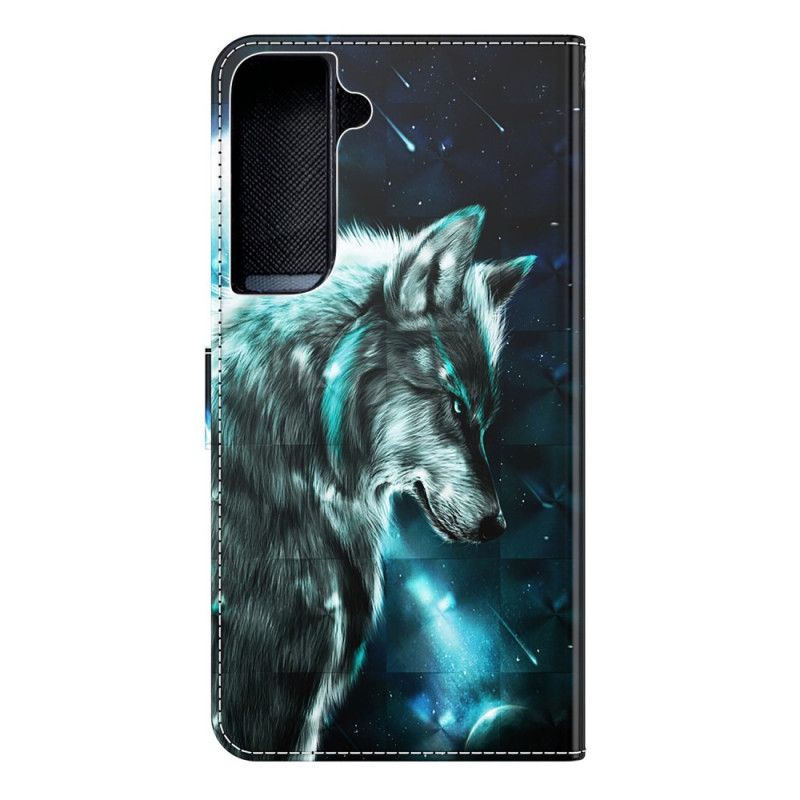 Folio Deksel Til Samsung Galaxy S22 Plus 5G Majestic Wolf