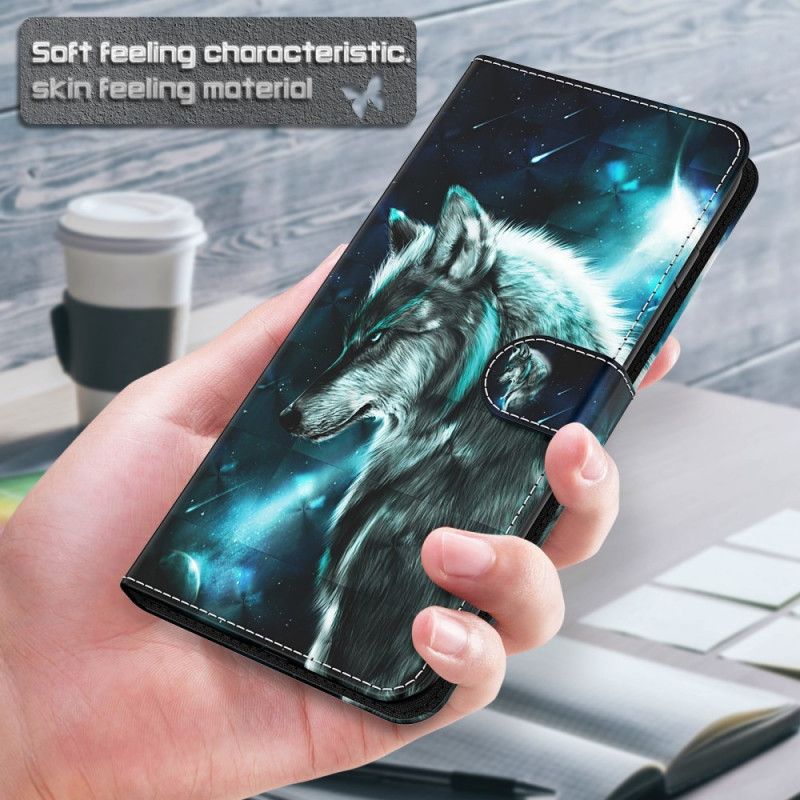 Folio Deksel Til Samsung Galaxy S22 Plus 5G Majestic Wolf