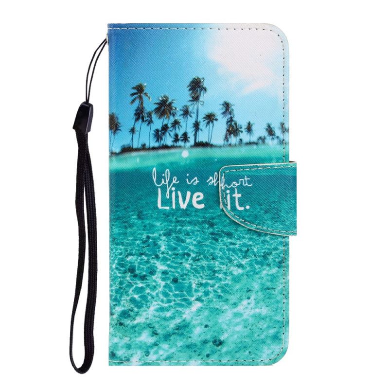 Folio Deksel Til Samsung Galaxy S22 Plus 5G Med Kjede Live It Strap