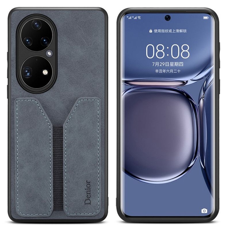 Deksel Til Huawei P50 Pro Denior Elastisk Kortholder