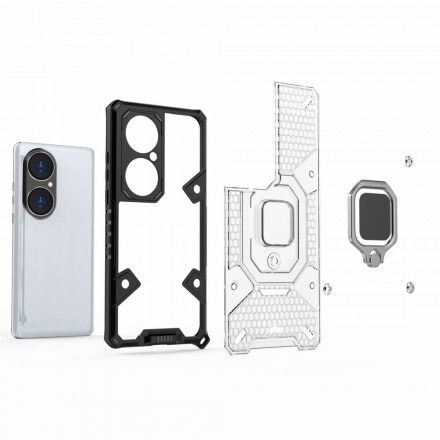 Deksel Til Huawei P50 Pro Resistent Hybrid Honeycomb-stil