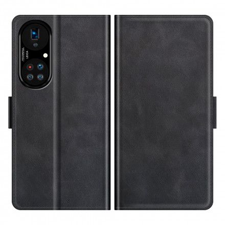 Folio Deksel Til Huawei P50 Pro Stil Skinndesign