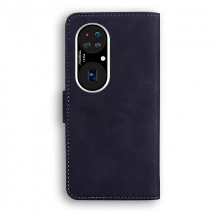 Lærdeksel Til Huawei P50 Pro Vintage Couture Skinnstil