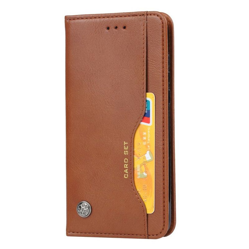 Beskyttelse Deksel Til Huawei P Smart Z / Honor 9X Folio Deksel Faux Leather Card Holder
