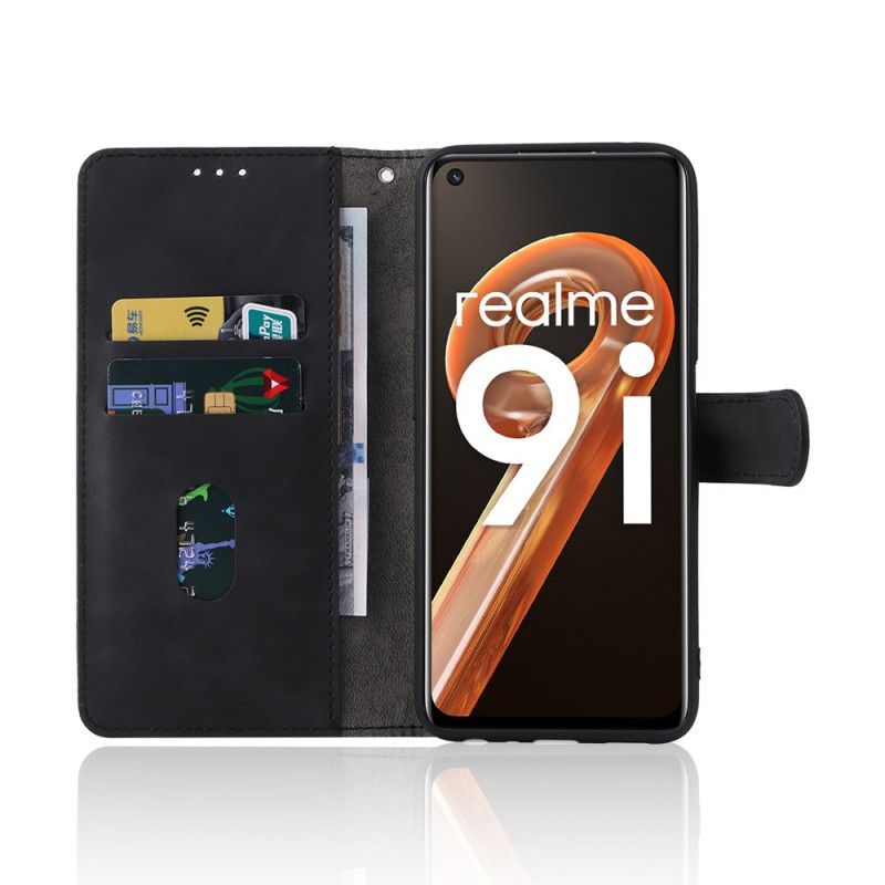 Folio Deksel Til Realme 9i Myk Hudsnor