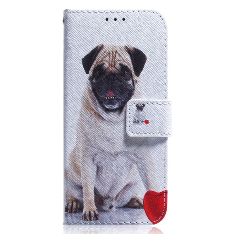 Folio Deksel Til Realme 9i Pug Dog