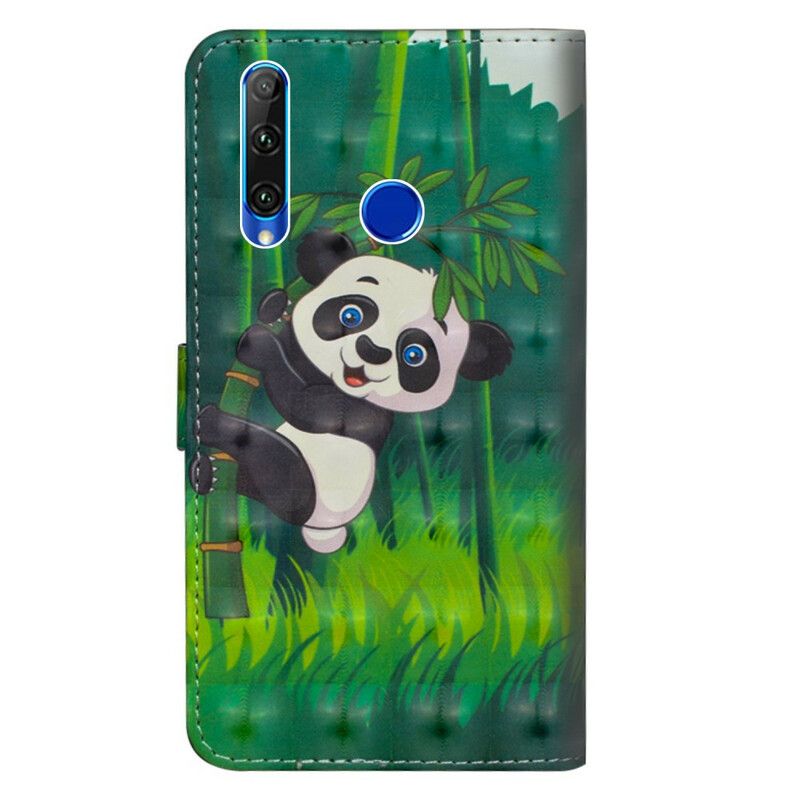 Folio Deksel Til Honor 20 Lite / 20e Panda Og Bambus