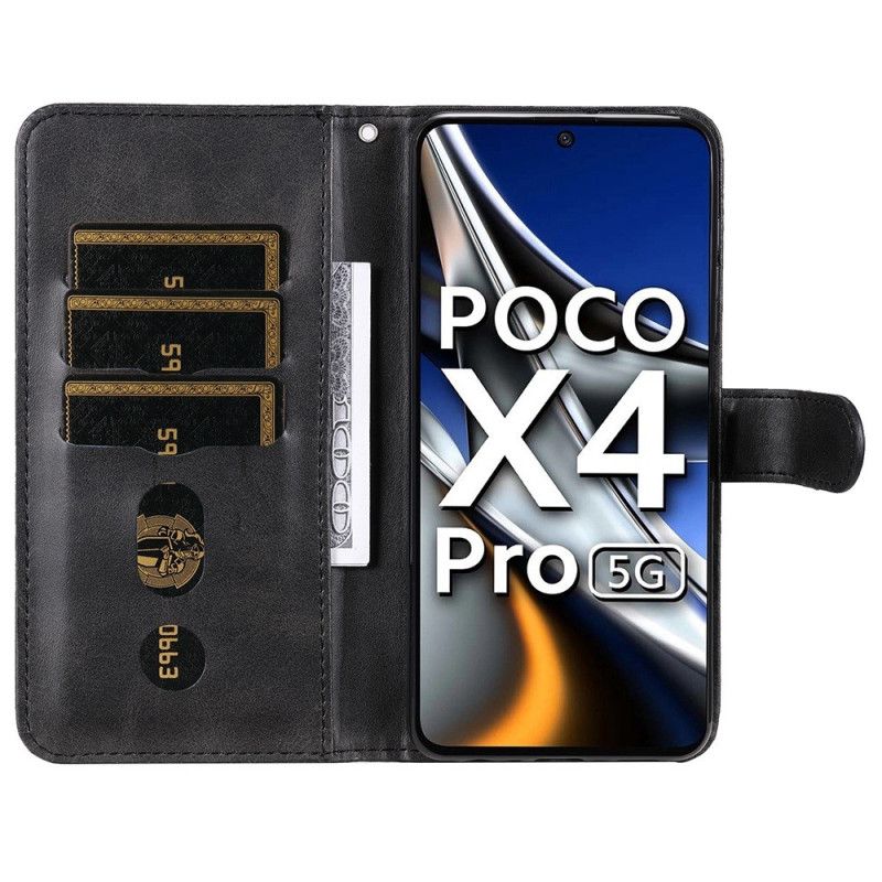 Folio Deksel Til Poco X4 Pro 5G Myntpung