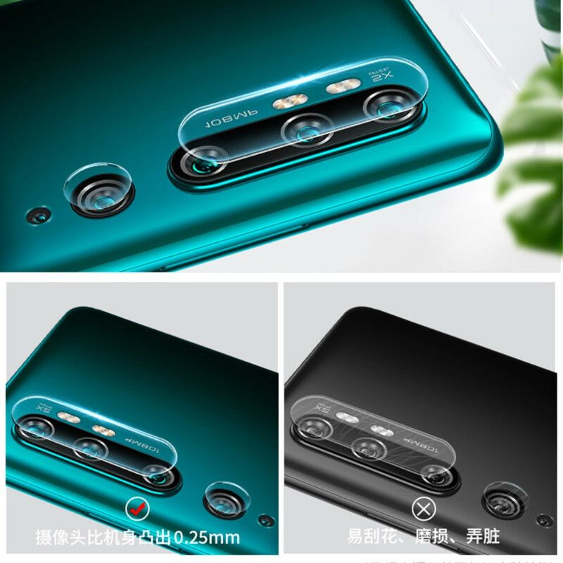 Beskyttende Linse I Herdet Glass For Xiaomi Mi Note 10 / 10 Pro