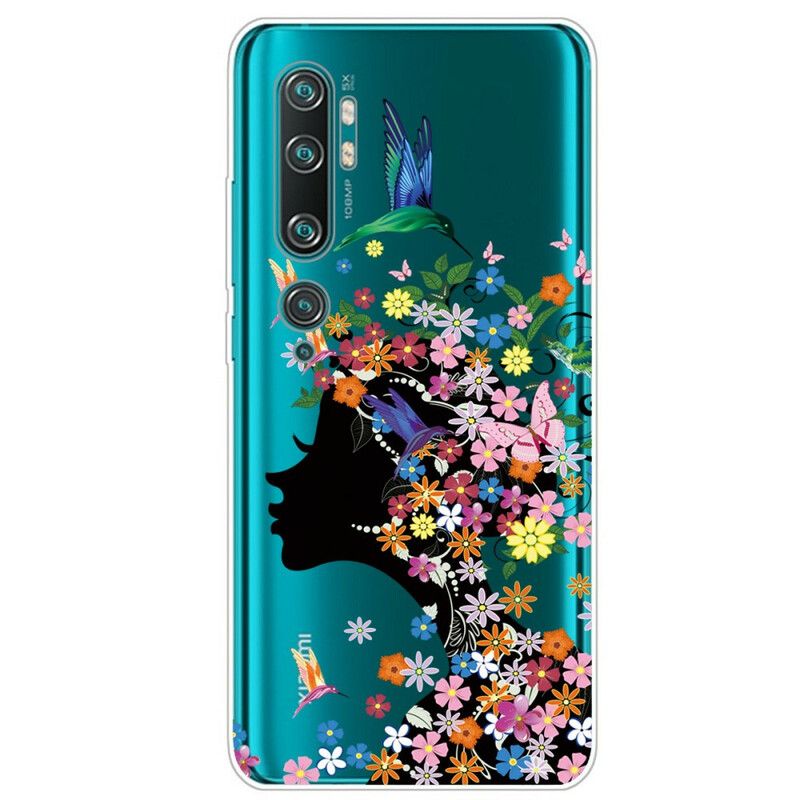 Deksel Til Xiaomi Mi Note 10 / 10 Pro Nydelig Blomsterhode