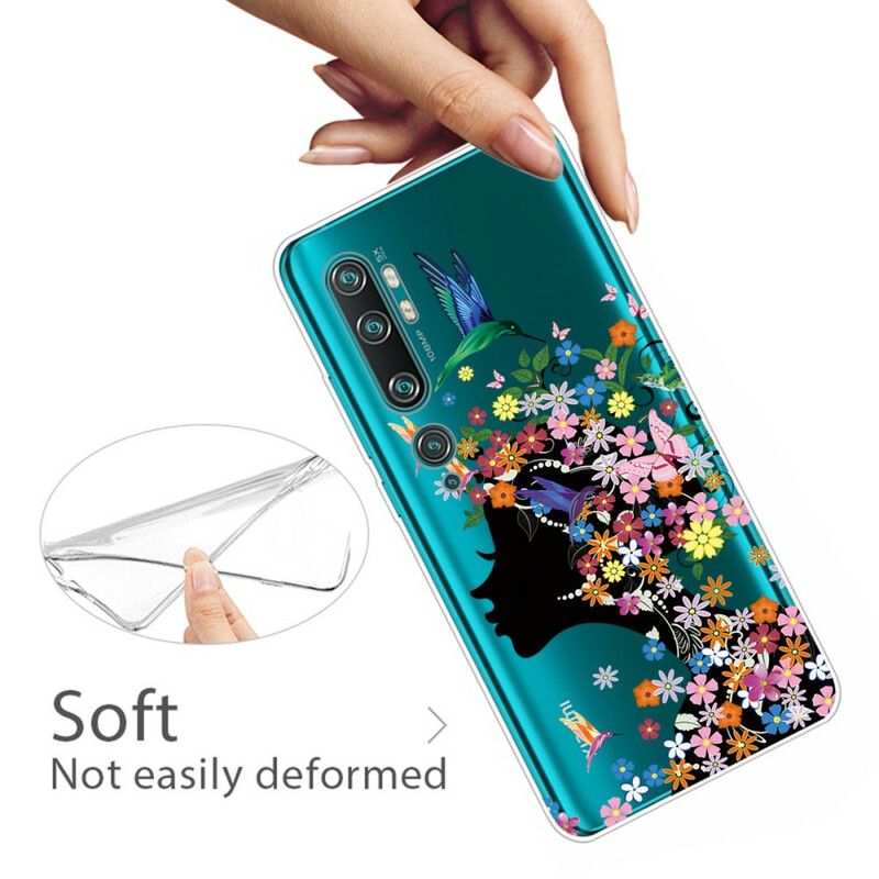 Deksel Til Xiaomi Mi Note 10 / 10 Pro Nydelig Blomsterhode