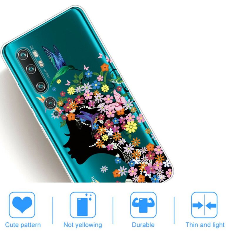 Deksel Til Xiaomi Mi Note 10 / 10 Pro Nydelig Blomsterhode