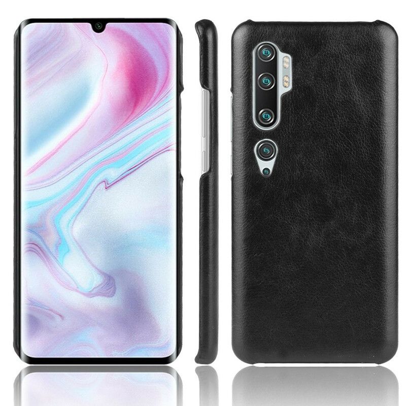 Deksel Til Xiaomi Mi Note 10 / 10 Pro Performance Litchi Leather Effect