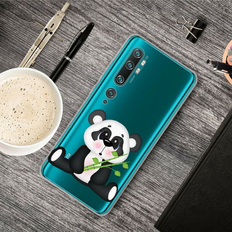 Deksel Til Xiaomi Mi Note 10 / 10 Pro Transparent Trist Panda