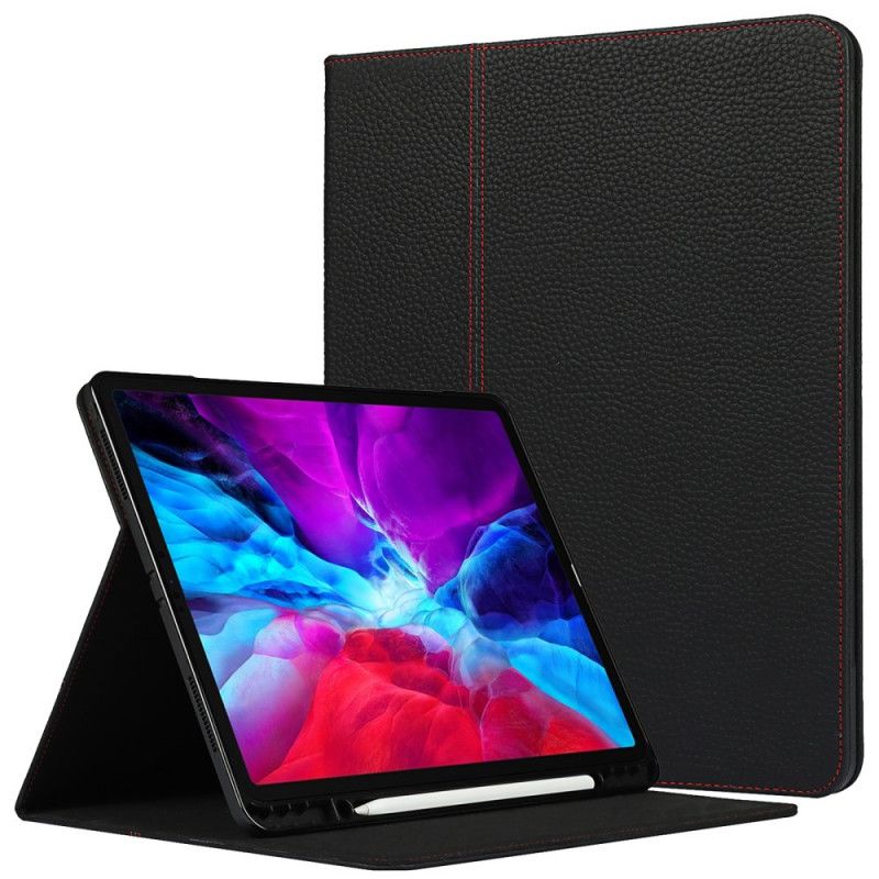 Case Til iPad Pro 12.9" (2021) (2020) (2018) Ekte Litchi-skinn