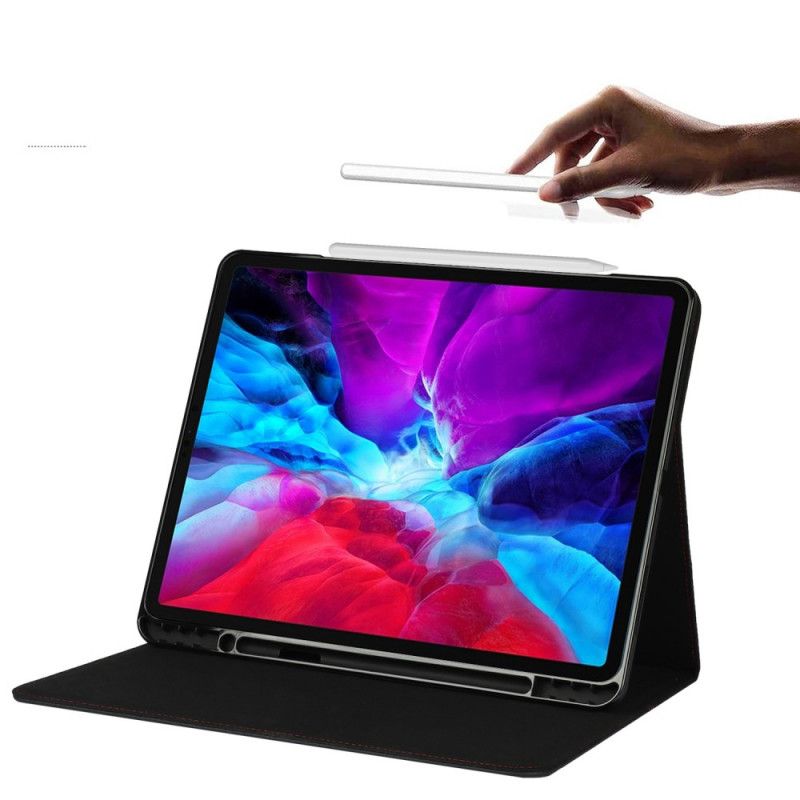 Case Til iPad Pro 12.9" (2021) (2020) (2018) Ekte Litchi-skinn