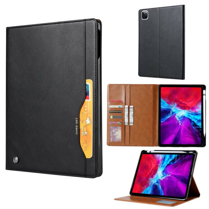 Etui Til iPad Pro 12.9" (2021) (2020) (2018) Full Imitert Skinn