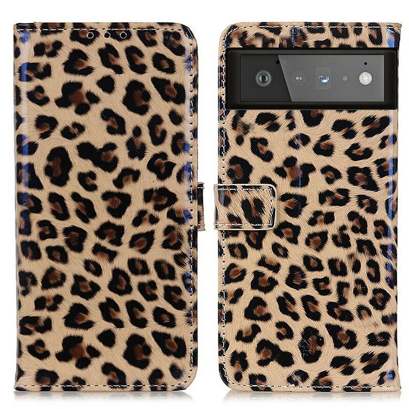 Lærdeksel Til Google Pixel 6 Enkel Leopard