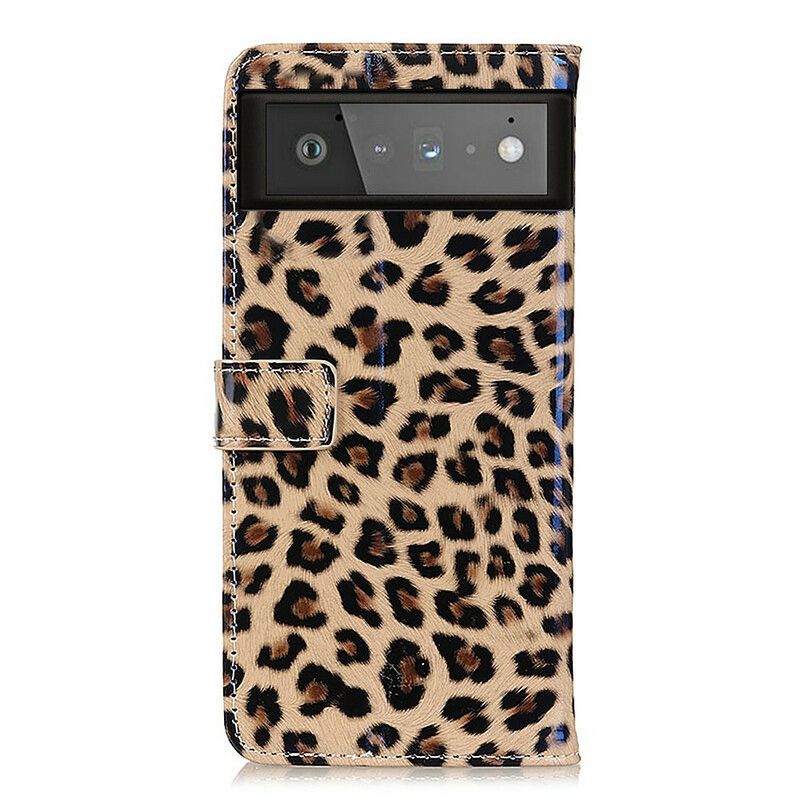 Lærdeksel Til Google Pixel 6 Enkel Leopard