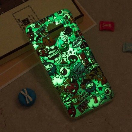 Deksel Til Samsung Galaxy J6 Fluorescerende Galskap