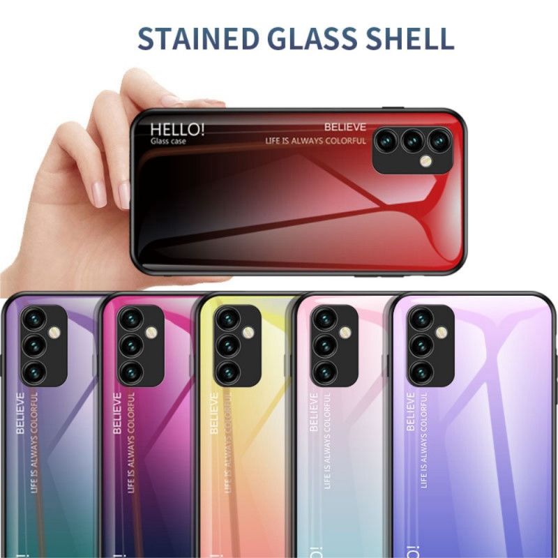 Deksel Til Samsung Galaxy M23 5G Hei Herdet Glass