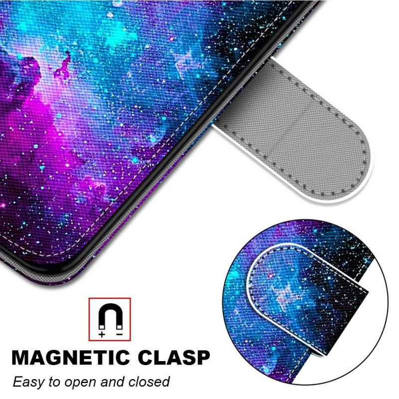 Folio Deksel Til Samsung Galaxy M23 5G Kosmisk Himmel